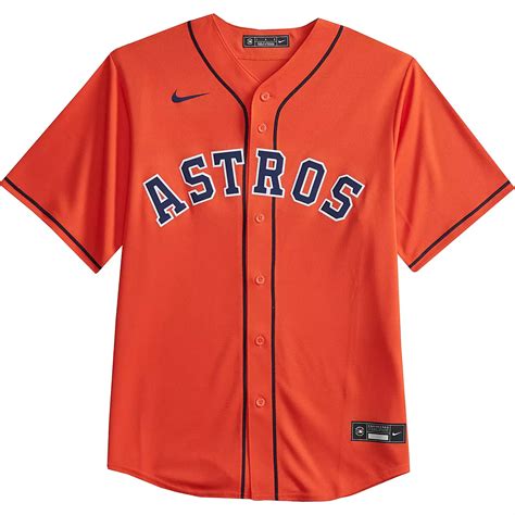 nike men's houston astros blank official replica alt jersey|astros hats for men.